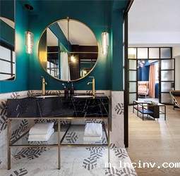 糖果色的家居工业风